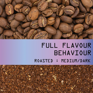 Roast Level for Black tasting note for Full Flavour Behaviour Nº 2025 Coffee Product - Roasted Medium/Dark